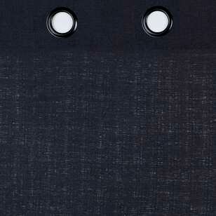 Caprice Urban Sheer Eyelet Curtains Charcoal - Image 5