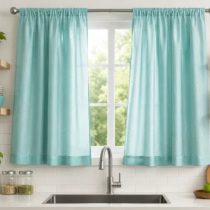 Aqua Waterproof Kitchen Curtains