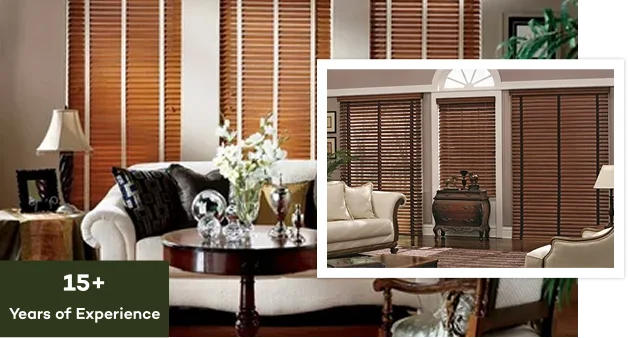 Bespoke wooden blinds Abu Dhabi for elegant interiors