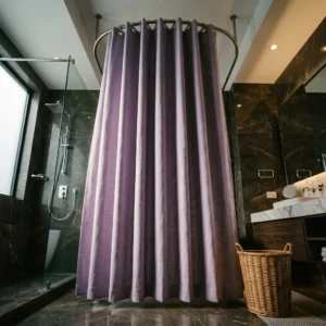 Lavender Solid Shower Curtain