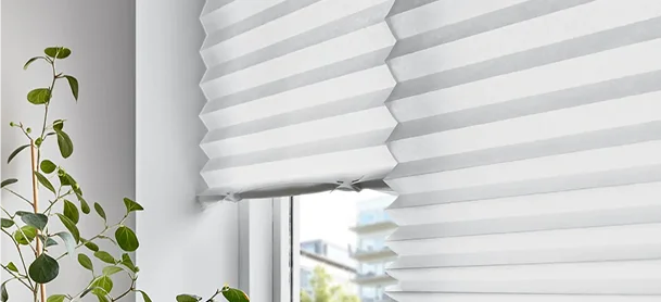 Pleated blinds Abu Dhabi for modern windows