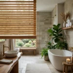 Bamboo Finish Wooden Blinds Abu Dhabi