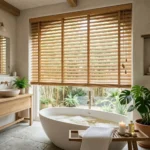 Bamboo Finish Wooden Blinds Abu Dhabi