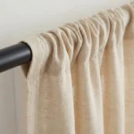 Beige Rod Pocket Curtains
