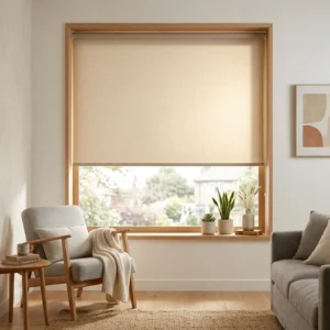 Beige Roller Blinds