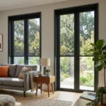 Black sunscreen blinds Abu Dhabi for contemporary homes