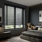 Black Wooden Blinds Abu Dhabi