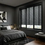 Black Wooden Blinds Abu Dhabi