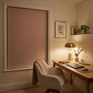 Blush Pink Blackout Blinds