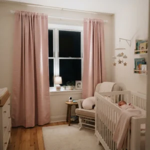 Cloud Print Nursery Curtains