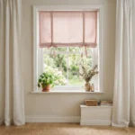 Champagne Roll Up Curtains