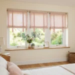 Blush Pink Roll Up Curtains Abu Dhabi