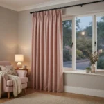 Blush Pink Soundproof Curtains
