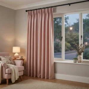 Blush Pink Soundproof Curtains