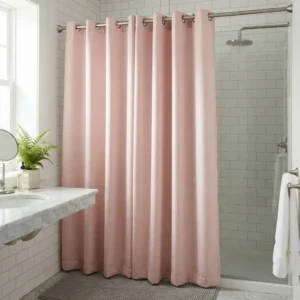 Blush Pink Waterproof Curtains Abu Dhabi