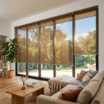 Bronze sunscreen blinds for stylish interiors