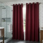 Burgundy Waterproof Curtains