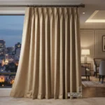 Champagne Fire Retardant Curtains