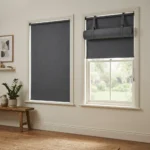 Charcoal Grey Roll Up Curtains Abu Dhabi