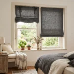 Charcoal Grey Roll Up Curtains Abu Dhabi