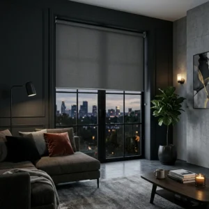 Charcoal Grey Roller Blinds