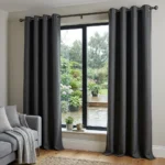 Charcoal Grey WaterproofCurtains Abu Dhabi