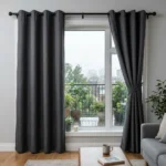 Charcoal Grey WaterproofCurtains Abu Dhabi