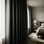 Charcoal Grey Wave Curtains