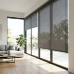 Charcoal sunscreen blinds Abu Dhabi for large windows