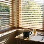 Coffee sunscreen blinds Abu Dhabi for modern windows