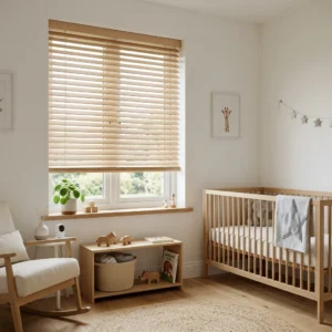 Cordless Wooden Blinds Abu Dhabi