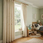 Cream Blackout Kids Room Curtains Abu Dhabi