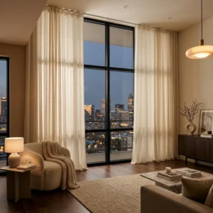 Cream Panel Curtains