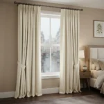Cream Soundproof Curtains