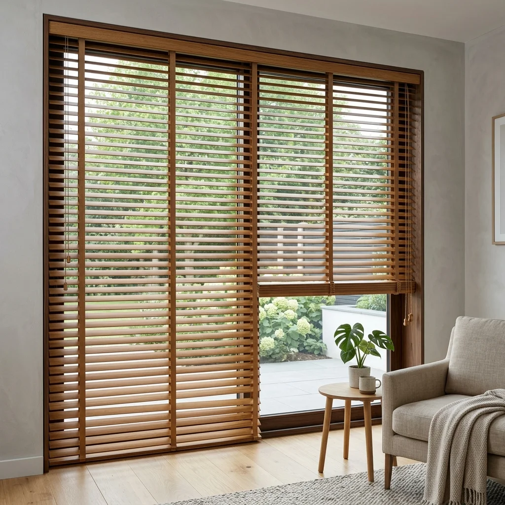 Custom Size Wooden Blinds Abu Dhabi