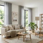 Dove Grey Panel Curtains