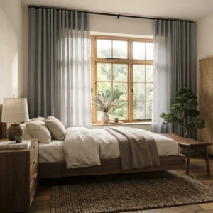 Dove Grey Wave Curtains