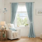 Duck Egg Blue Nursery Curtains
