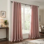Dusty Rose Fire Retardant Curtains