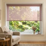 Dusty Rose sunscreen blinds Abu Dhabi for home interiors