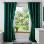 Emerald Green Waterproof Curtains Abu Dhabi