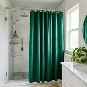 Emerald Green Waterproof Curtains Abu Dhabi