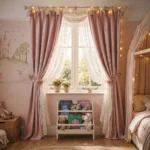 Fairy tale Pink Kids Room Curtains Abu Dhabi