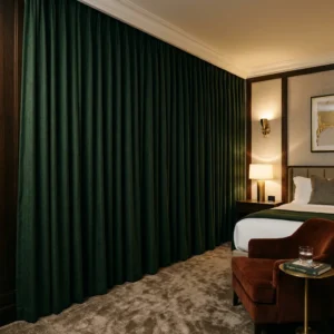 Forest Green Blackout Hotel Curtains