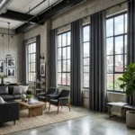 Graphite Panel Curtains
