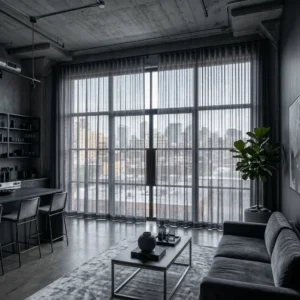 Graphite Sheer Curtains