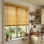 Honey Pine Wooden Blinds Abu Dhabi