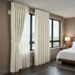Ivory Fire Retardant Curtains