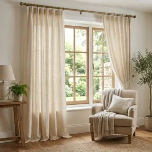 Ivory Linen Curtains