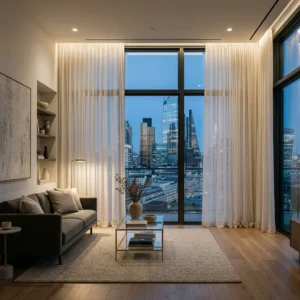 Ivory Sheer Curtains